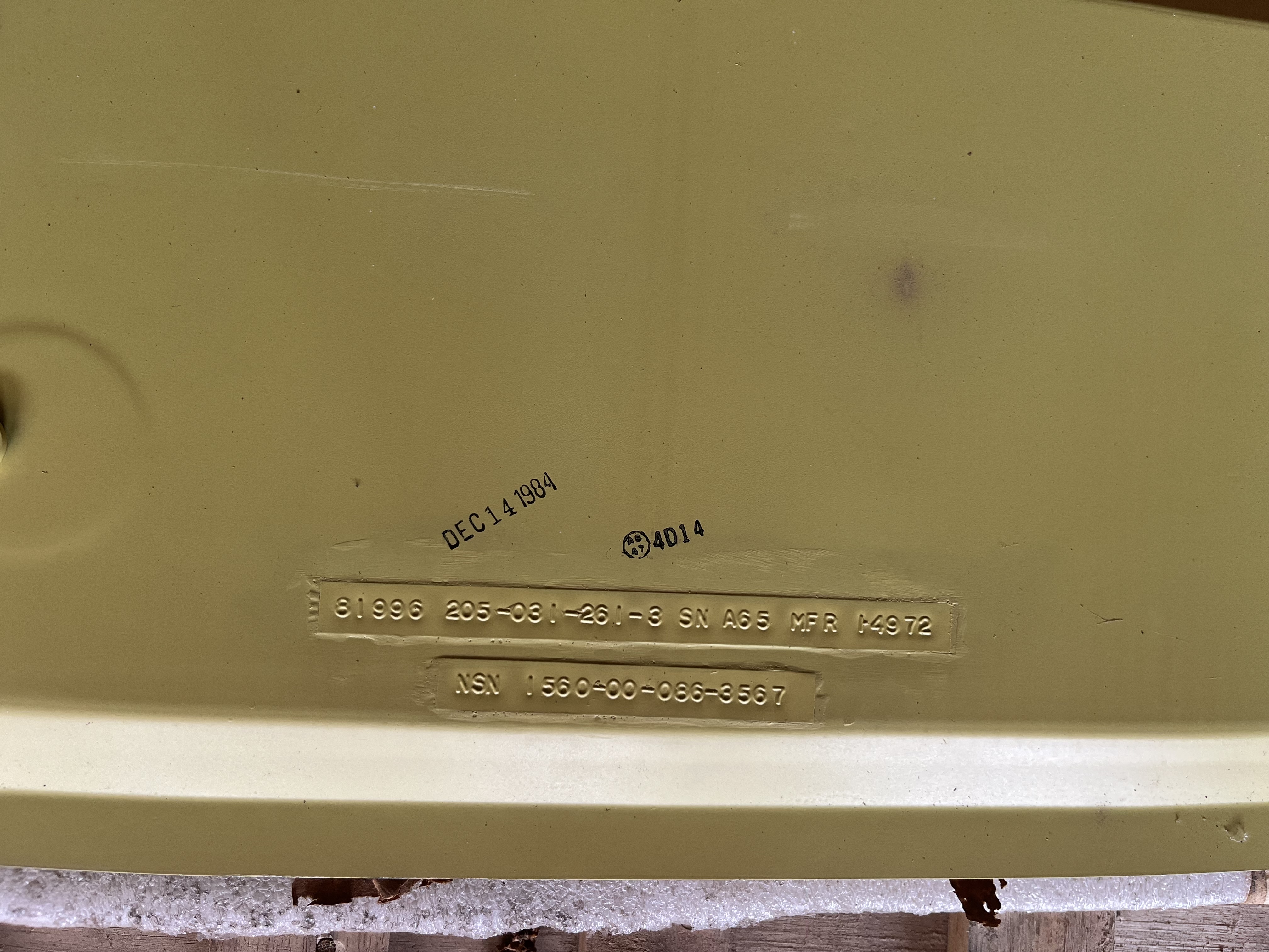 FLOOR, AIRCRAFT (R/H)