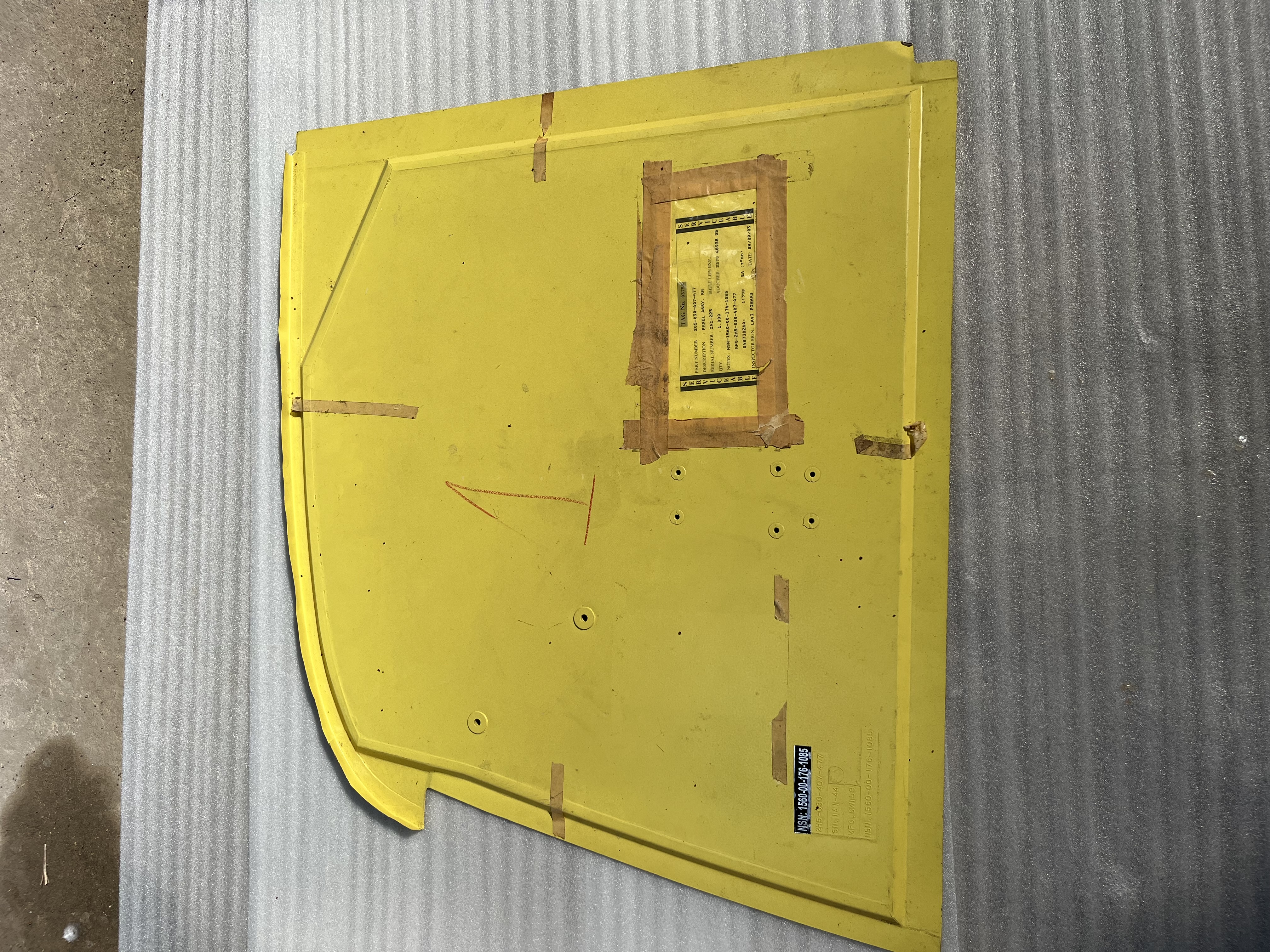 Structural Aircraft Panel for UH-1 Bell 204/205