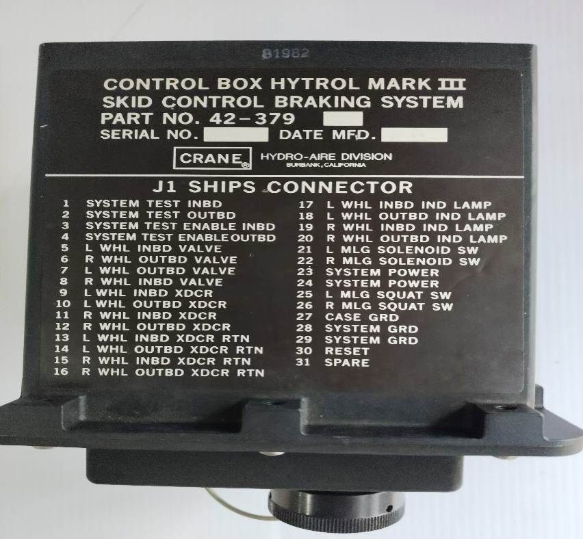 CONTROL BOX, ANTI SKID