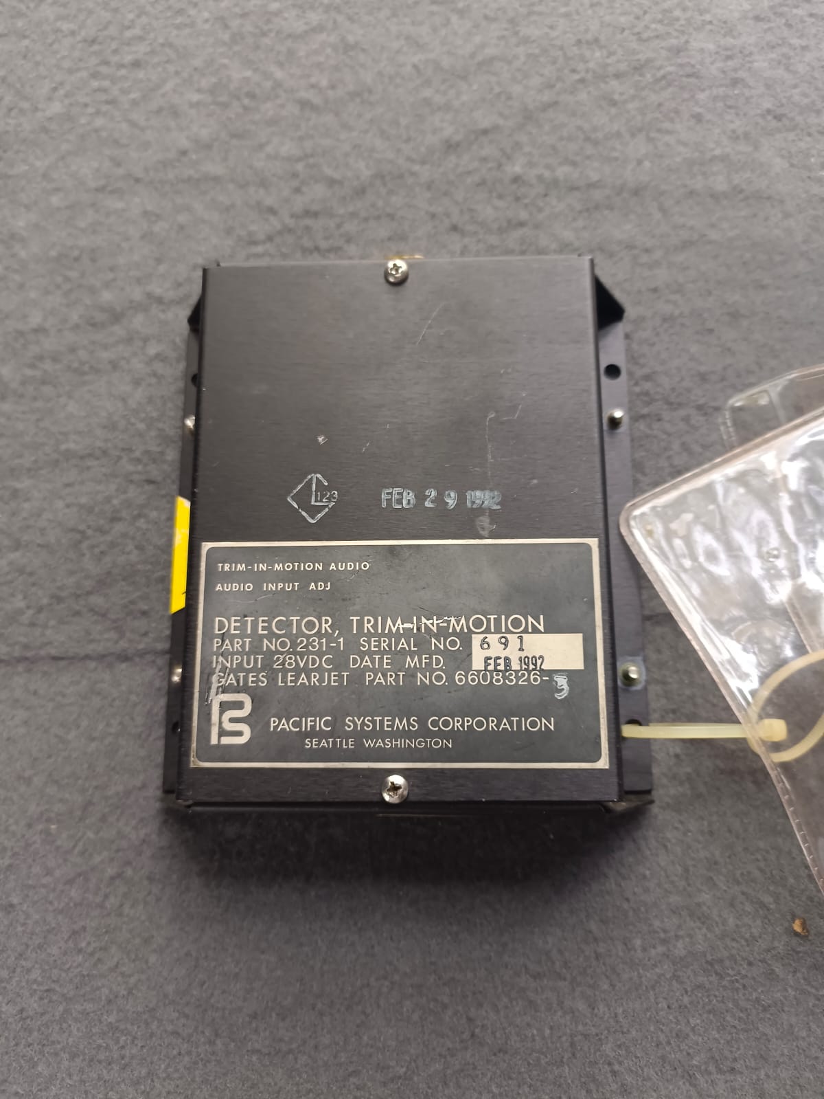 Trim In Motion Detector