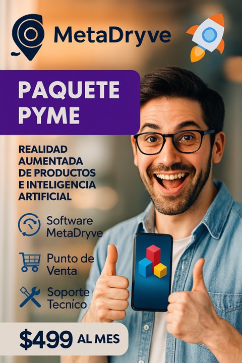 Plataforma digital que ayuda a crecer tu negocio con inteligencia artificial, realidad aumentada y marketing digital