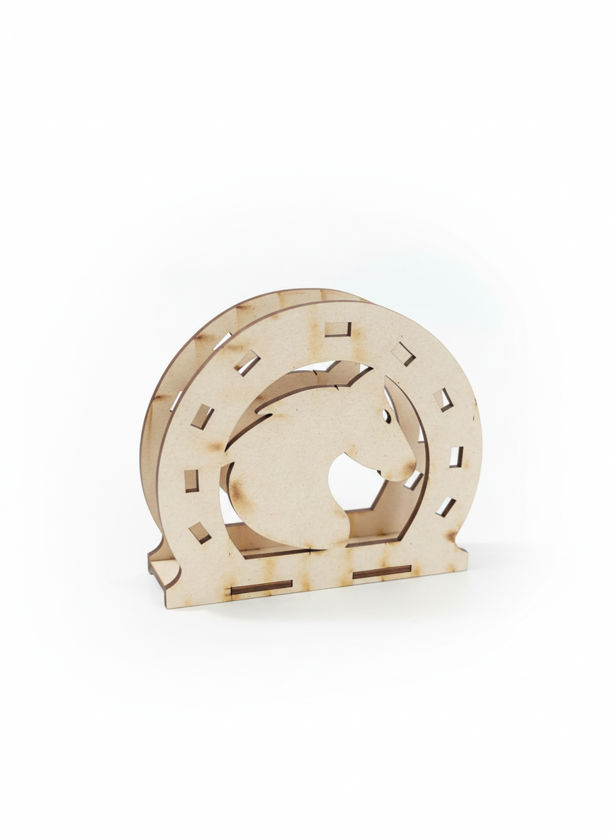 10 Servilleteros Herradura MDF