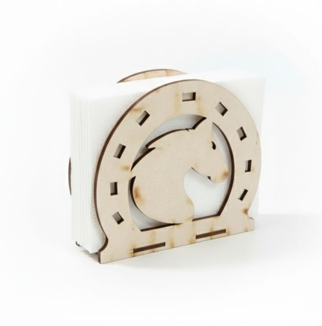 10 Servilleteros Herradura MDF