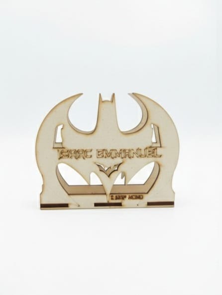 10 Servilleteros MDF emblema Batman personalizado