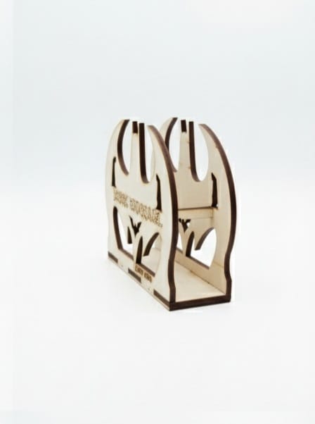 10 Servilleteros MDF emblema Batman personalizado