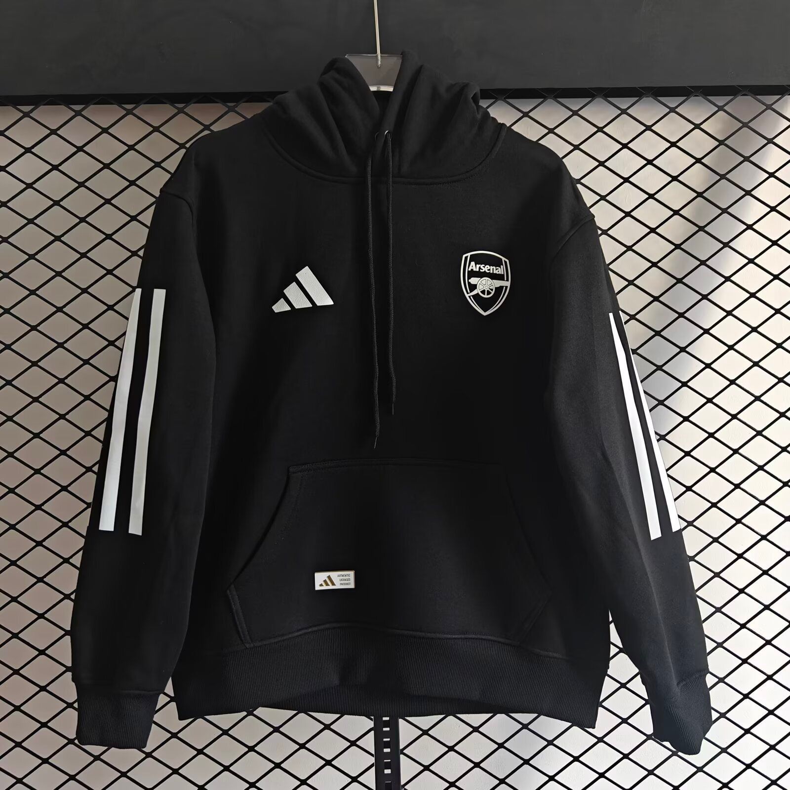 Arsenal Black Adidas Hoodie
