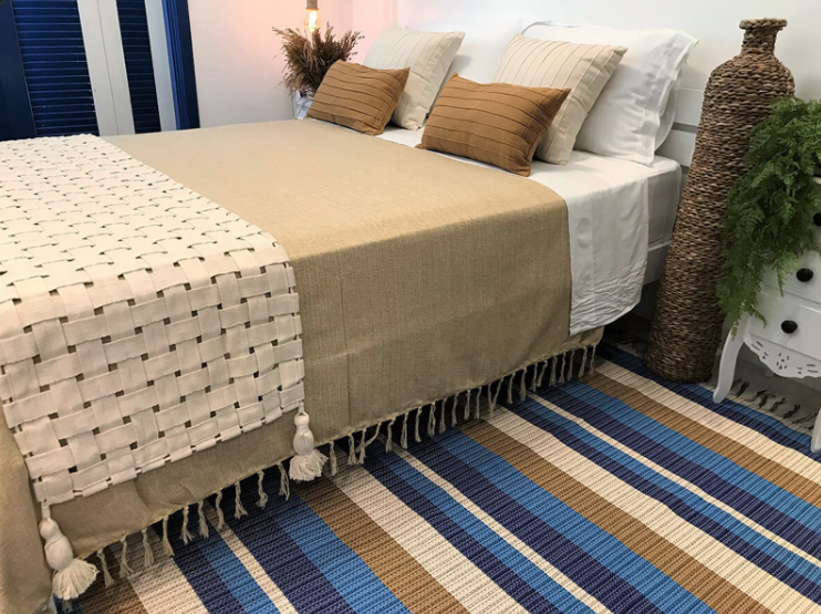 Colcha Manta para Cama 240X175cm Mescla Caramelo