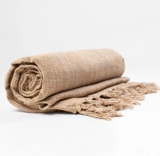 Colcha Manta para Cama 240X175cm Mescla Caramelo