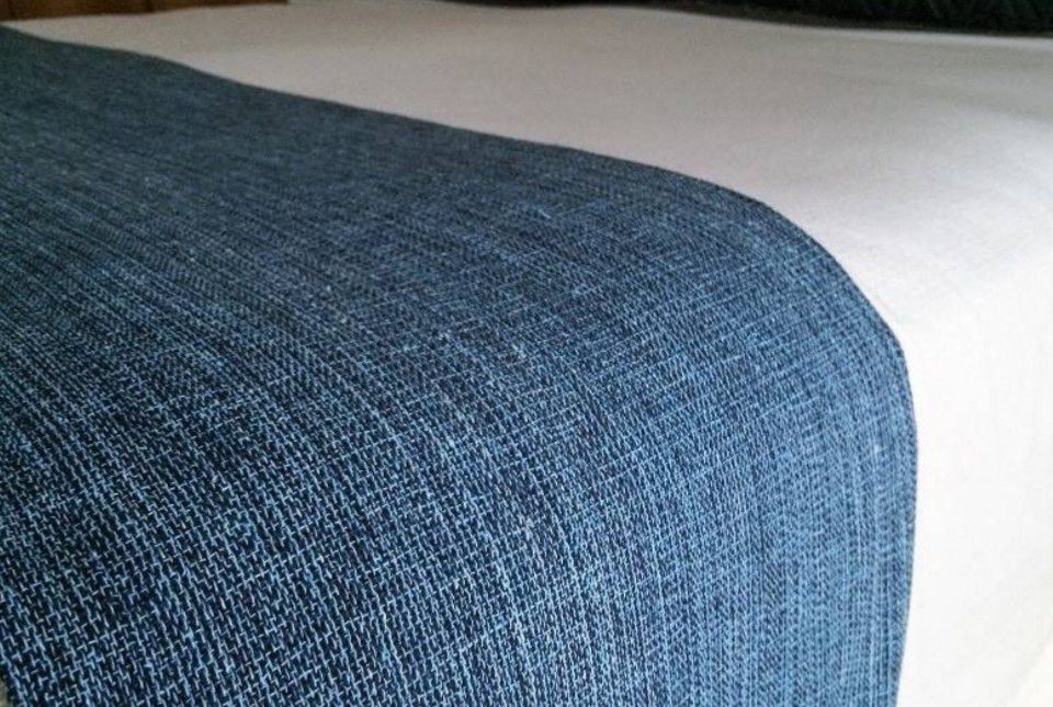 Manta Solteiro 220X150cm Jeans
