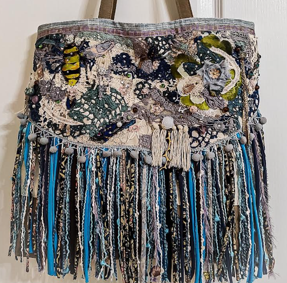 Handmade Bohemian Handbag 'Ocean Breeze" 