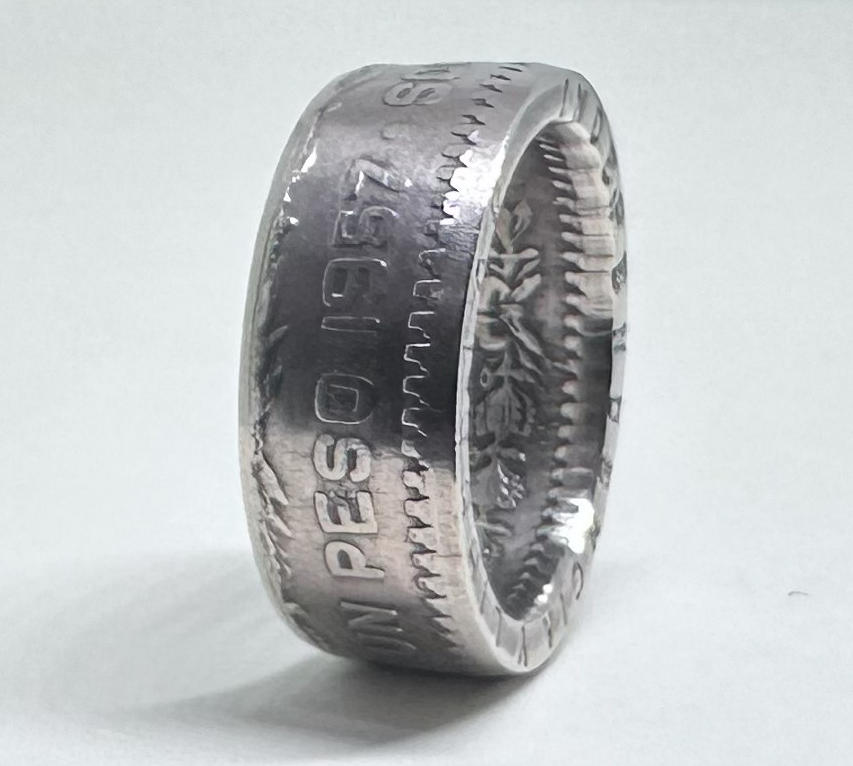 1957 Mexico 1 Peso Size 9