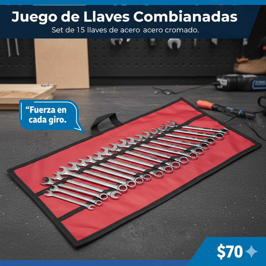 Juego de llaves combinadas