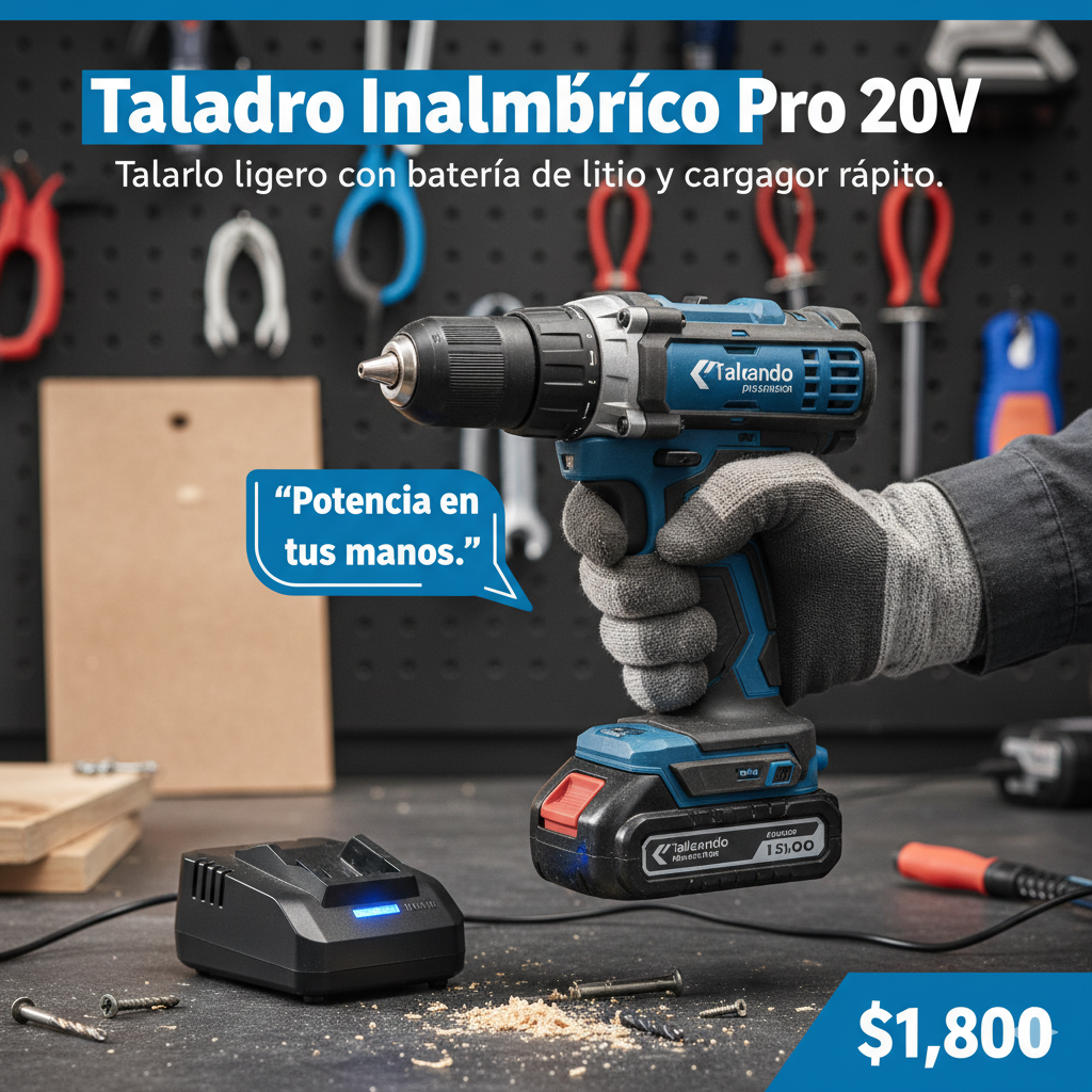 Taladro Inalámbrico Pro 20V