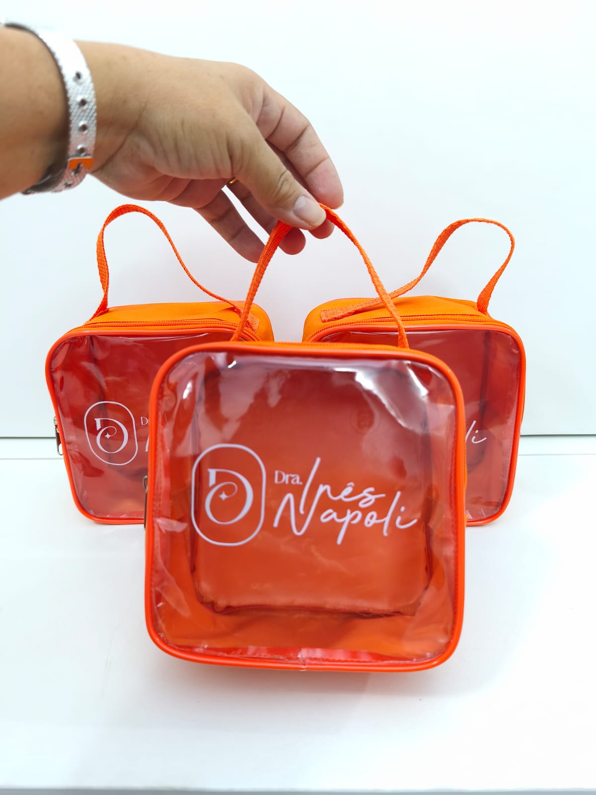 Maleta 15x15cm Nylon Personalizada no Silk com Logo Empresa