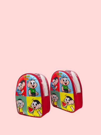 Mochila infantil Plástico Fundo PVC 20x25cm