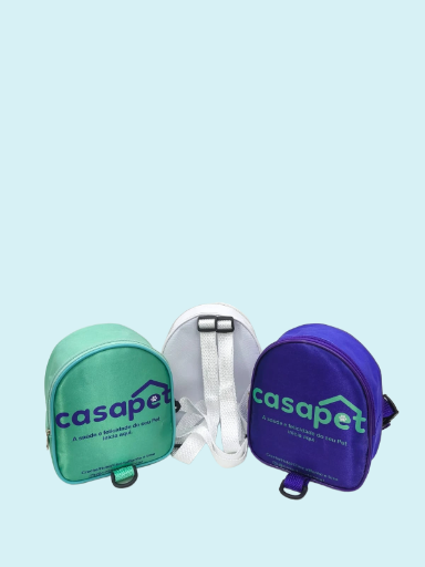 Mochila Nylon para Pets 20x17cm Personalizada