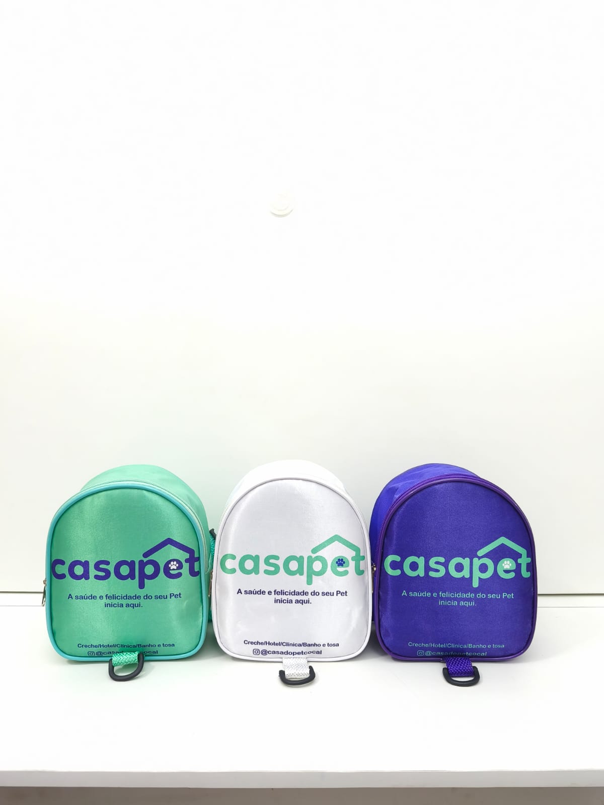 Mochila Nylon para Pets 20x17cm Personalizada