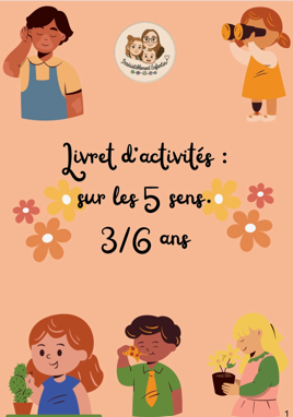 Livret les 5 sens 3-6 ans