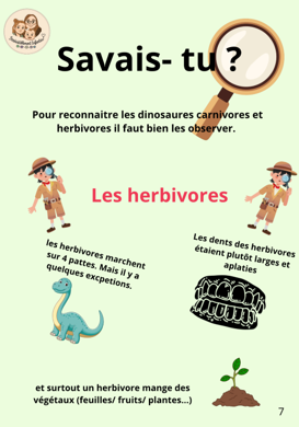 Livret d'activités paléontologue 3-6 ans 