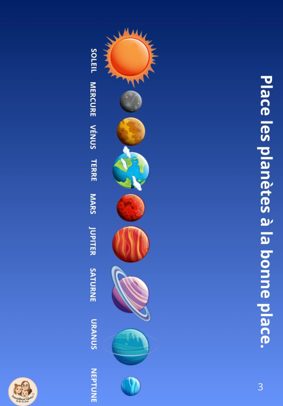 Livret système solaire 3-6 ans