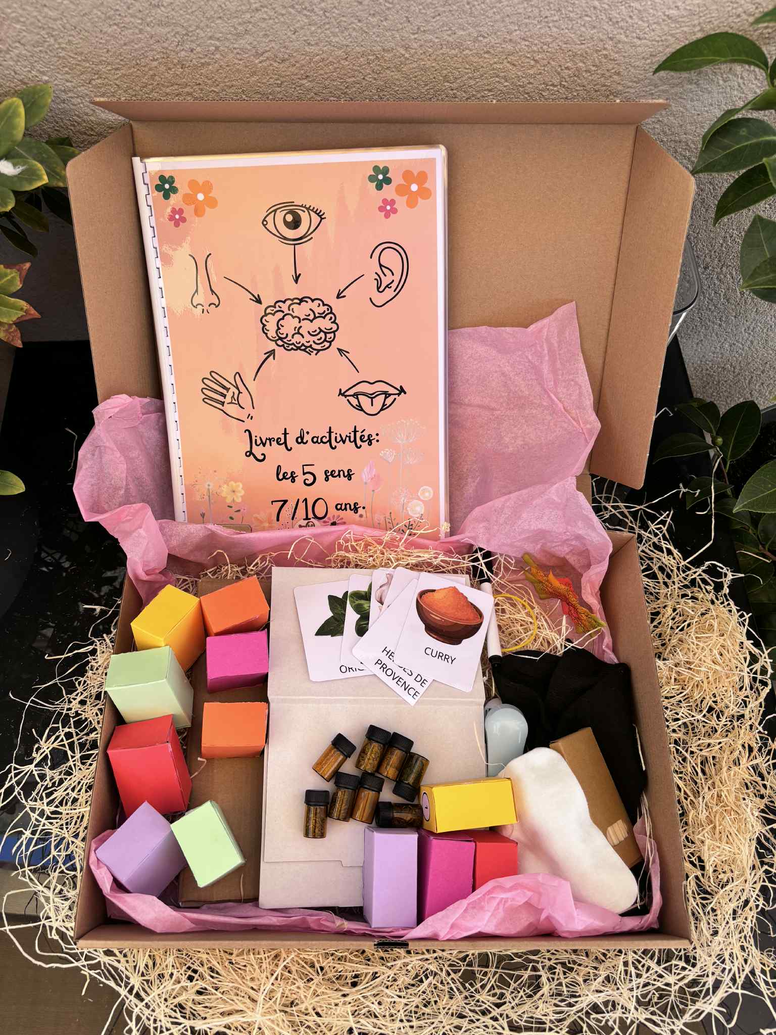 Box les 5 sens 7-10 ans