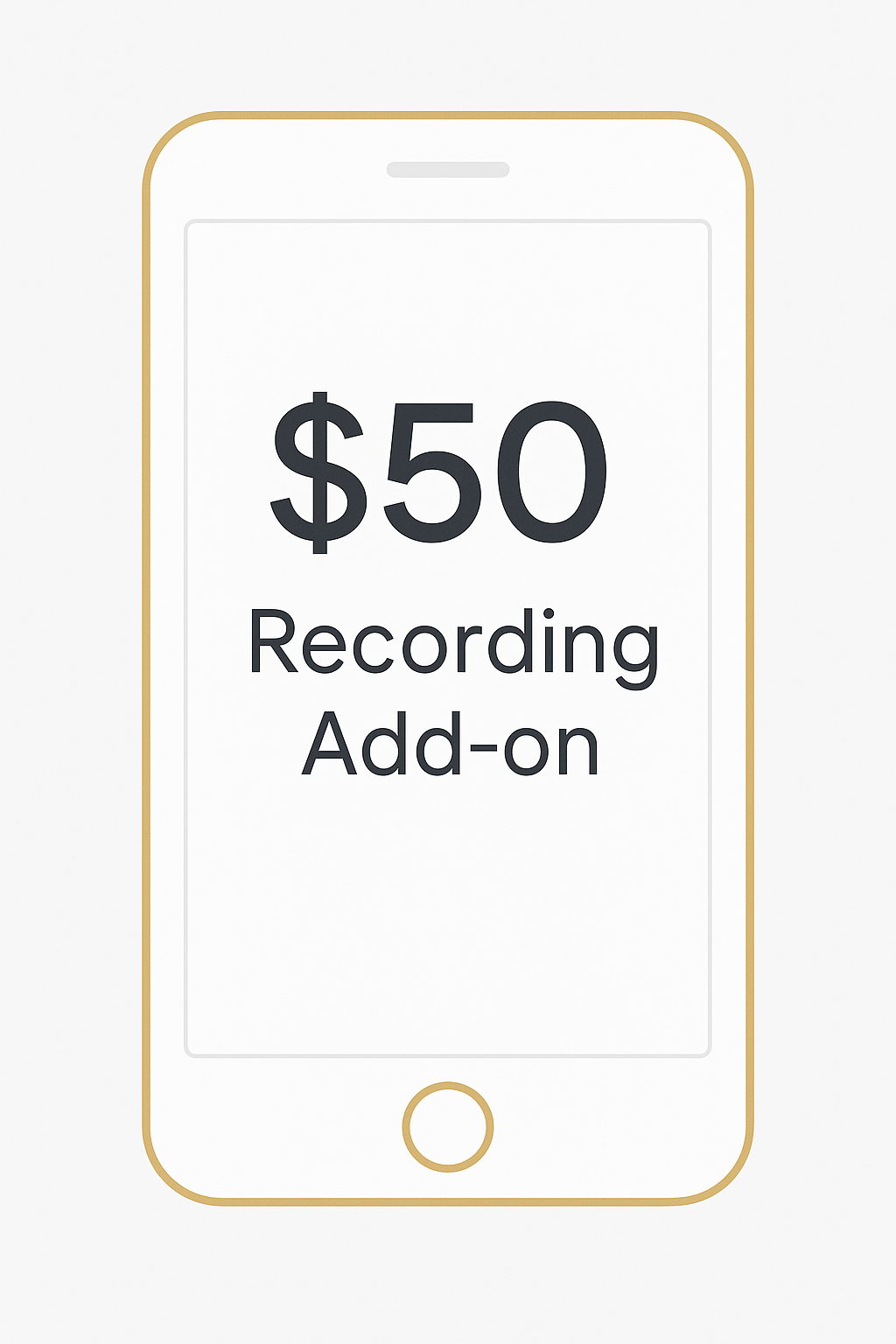 50$ Call recording Add-on