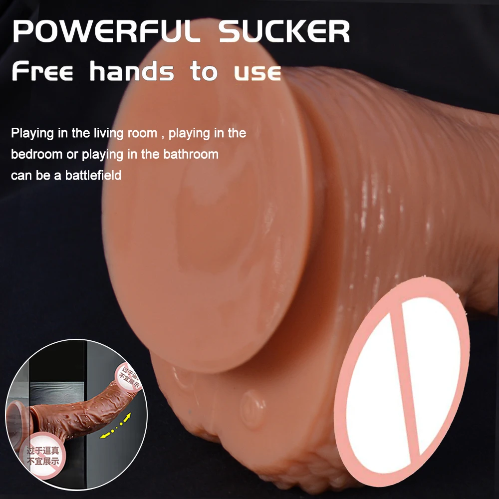 Realistic dildo vibrator big penis telescopic heating silicone female dildos for G-spot anal stimulation vibrators for women