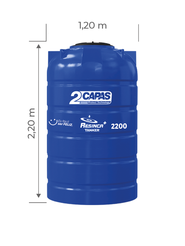 Tanque jumbo de 2200 lits