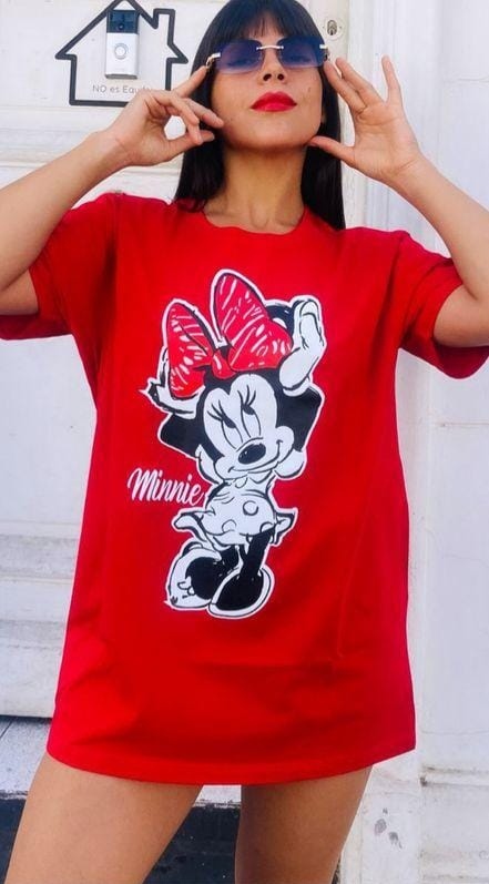 Polera Roja Diseños Varios