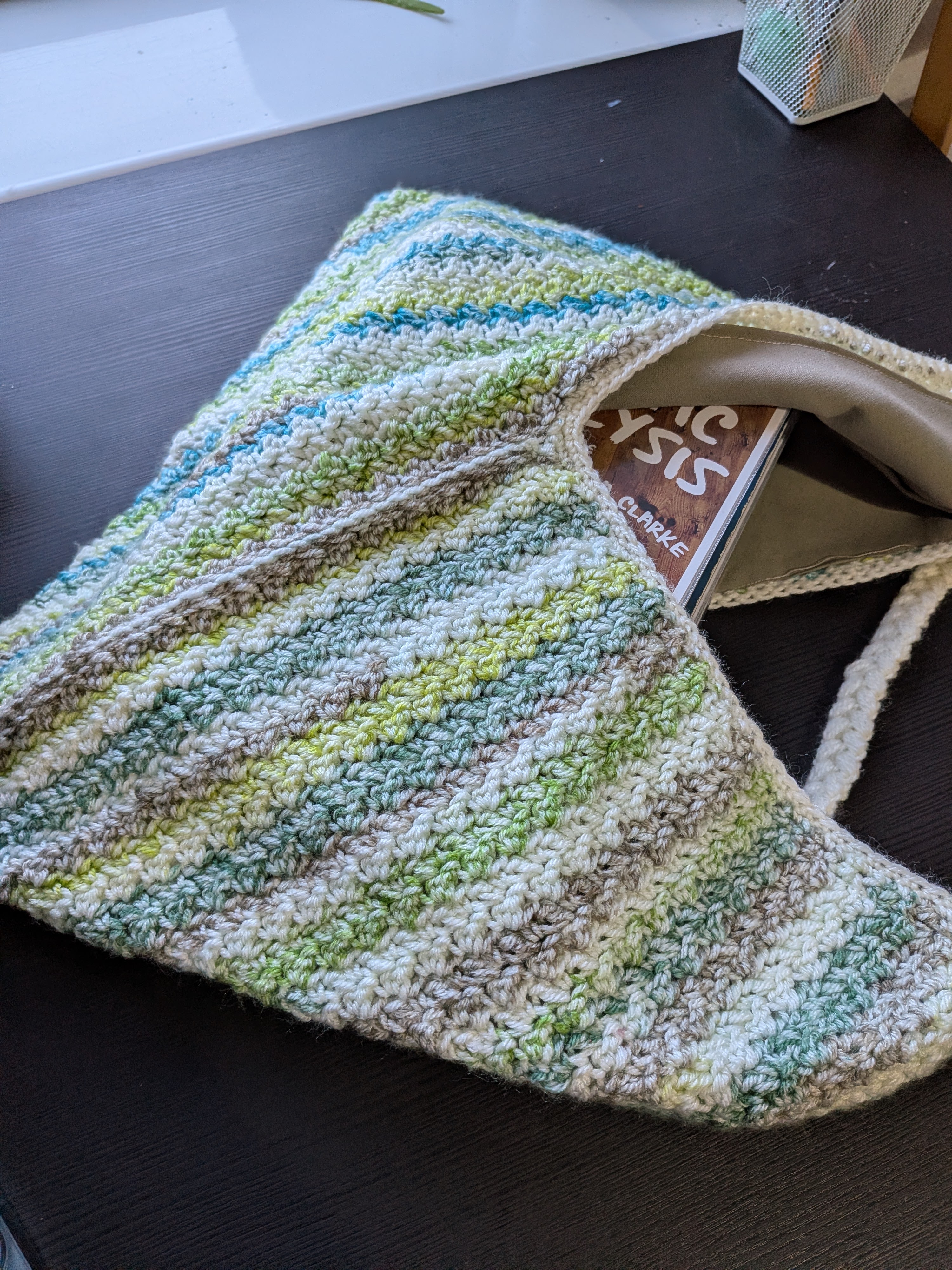 Crochet Ocean Shoulder Bag