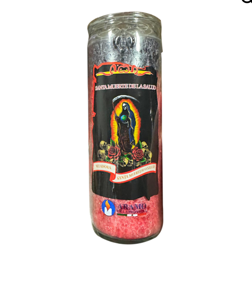 Santa Muerte Prayer Candle