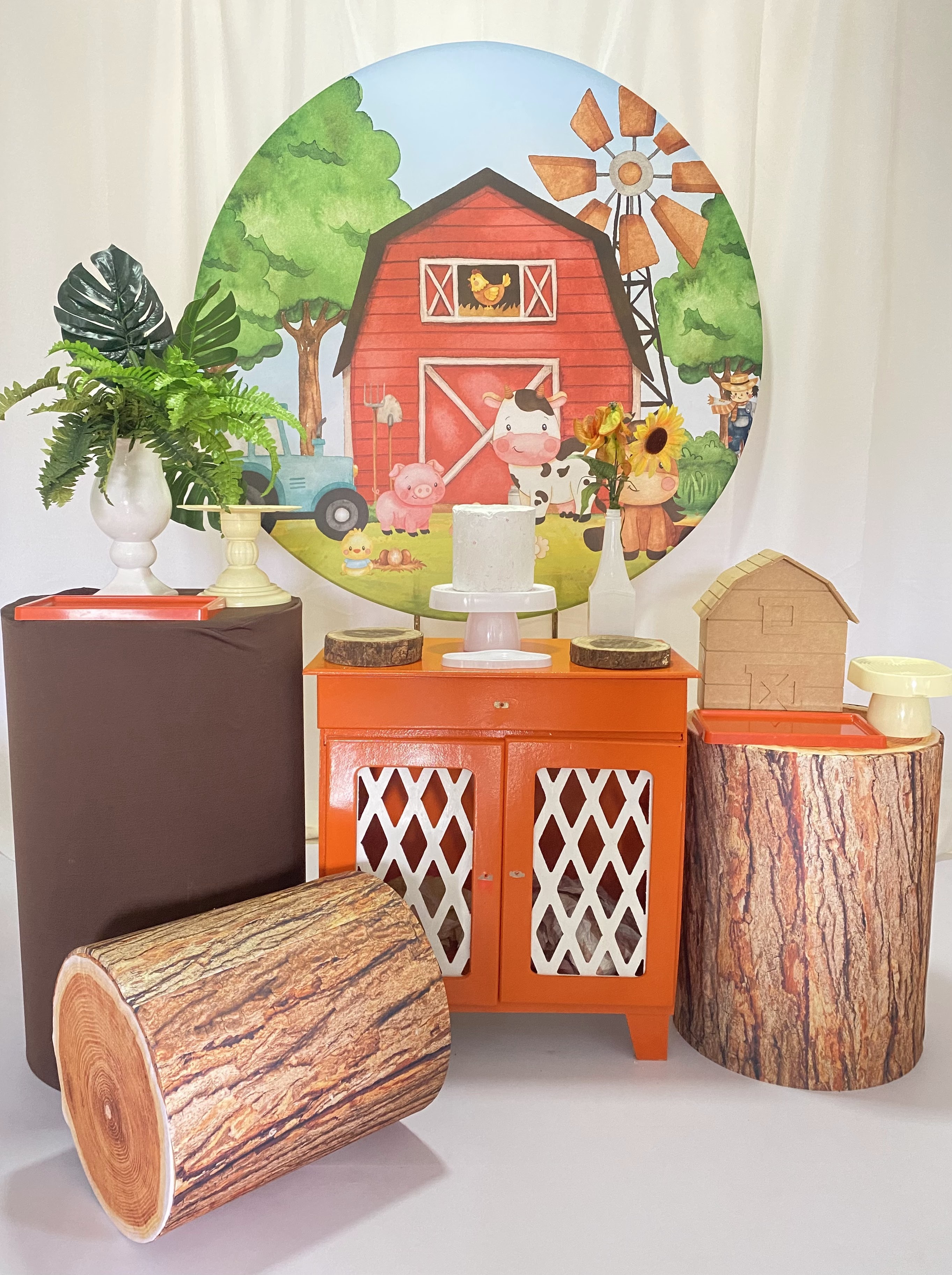 Kit Decoração Festa Tema Fazendinha