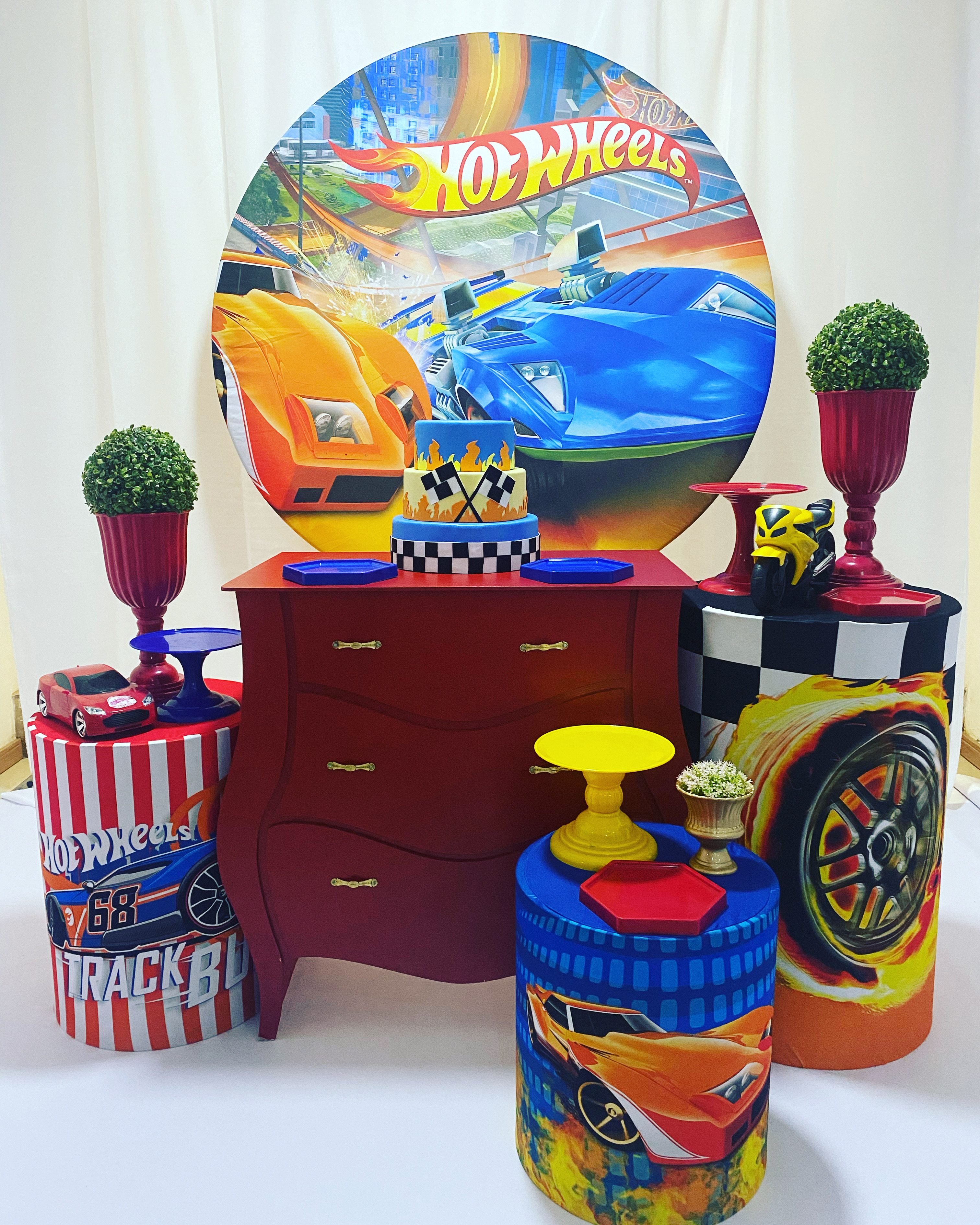 Kit Decoração Hot Wheels Festa Infantil