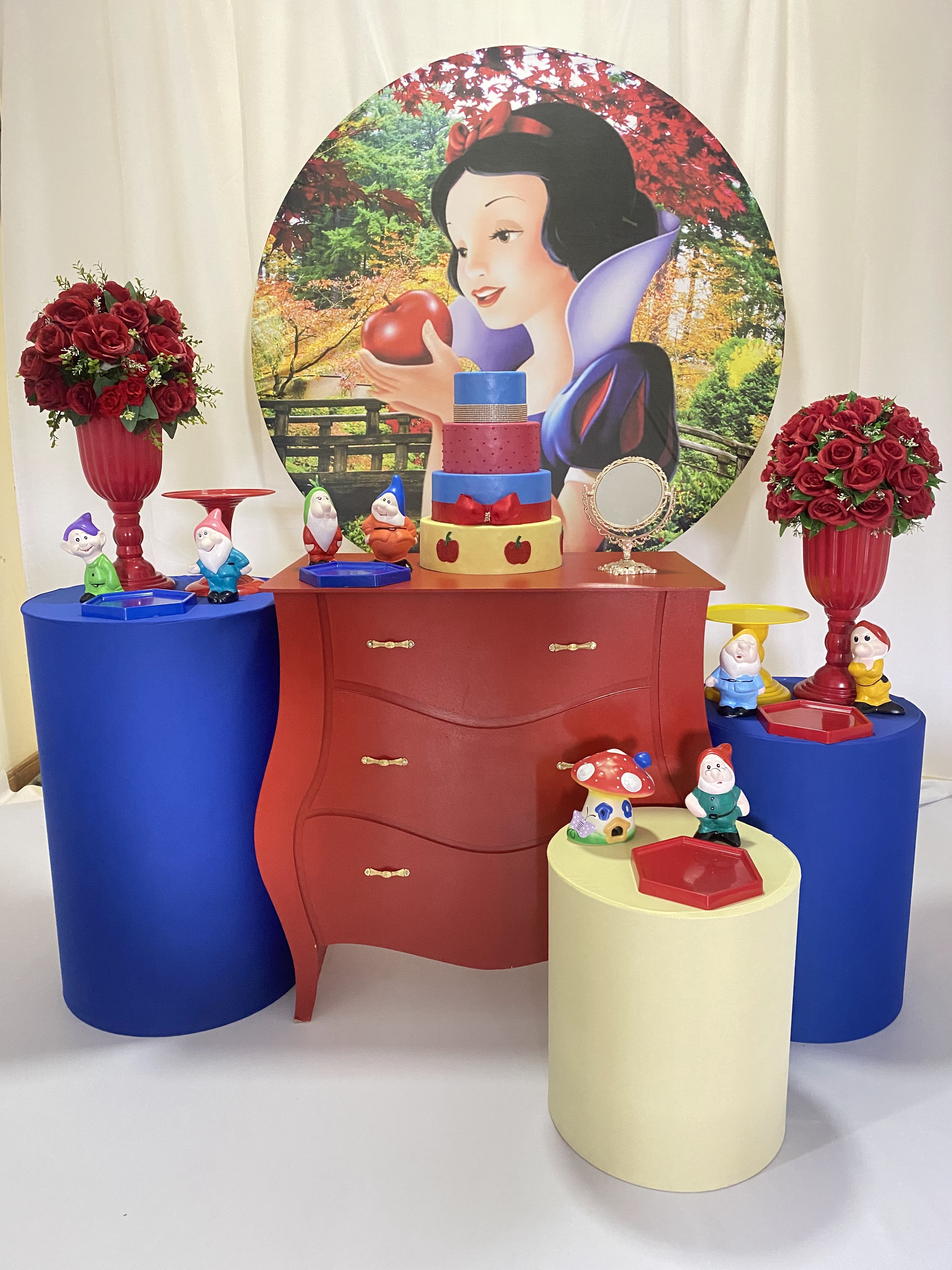 Decoração Festa Branca de Neve