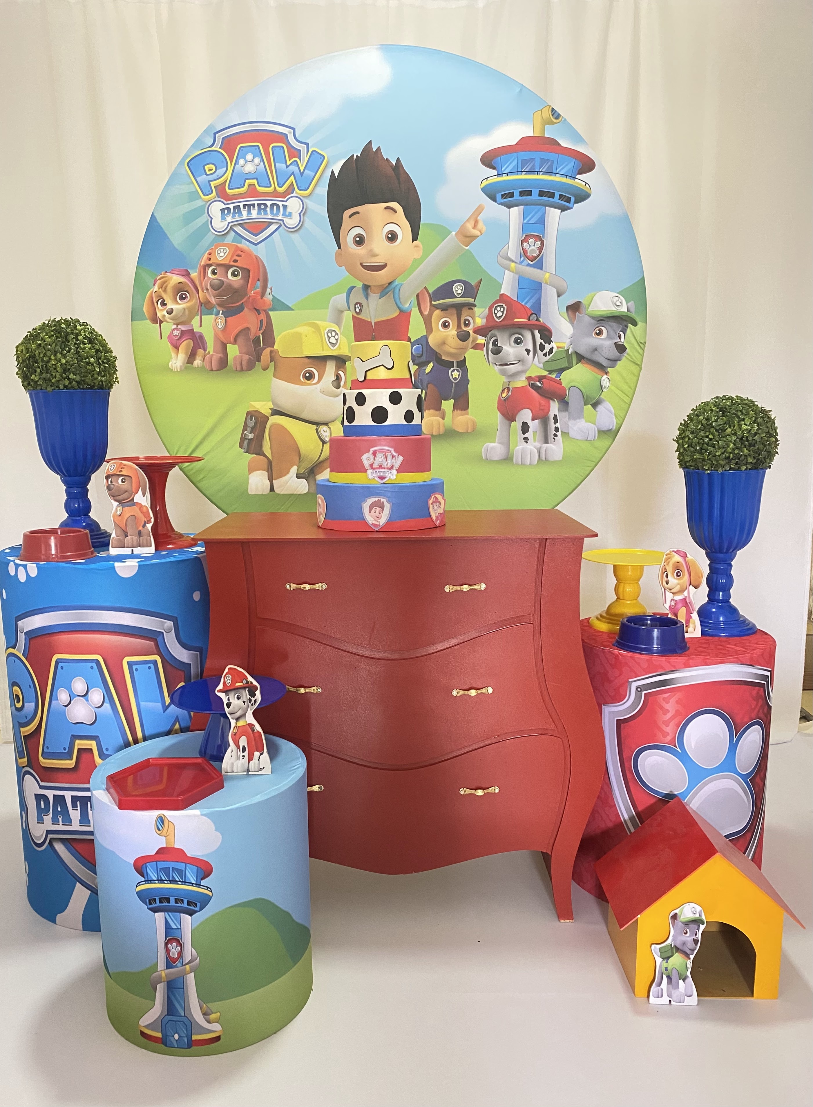 Kit Decoração Festa Patrulha Canina