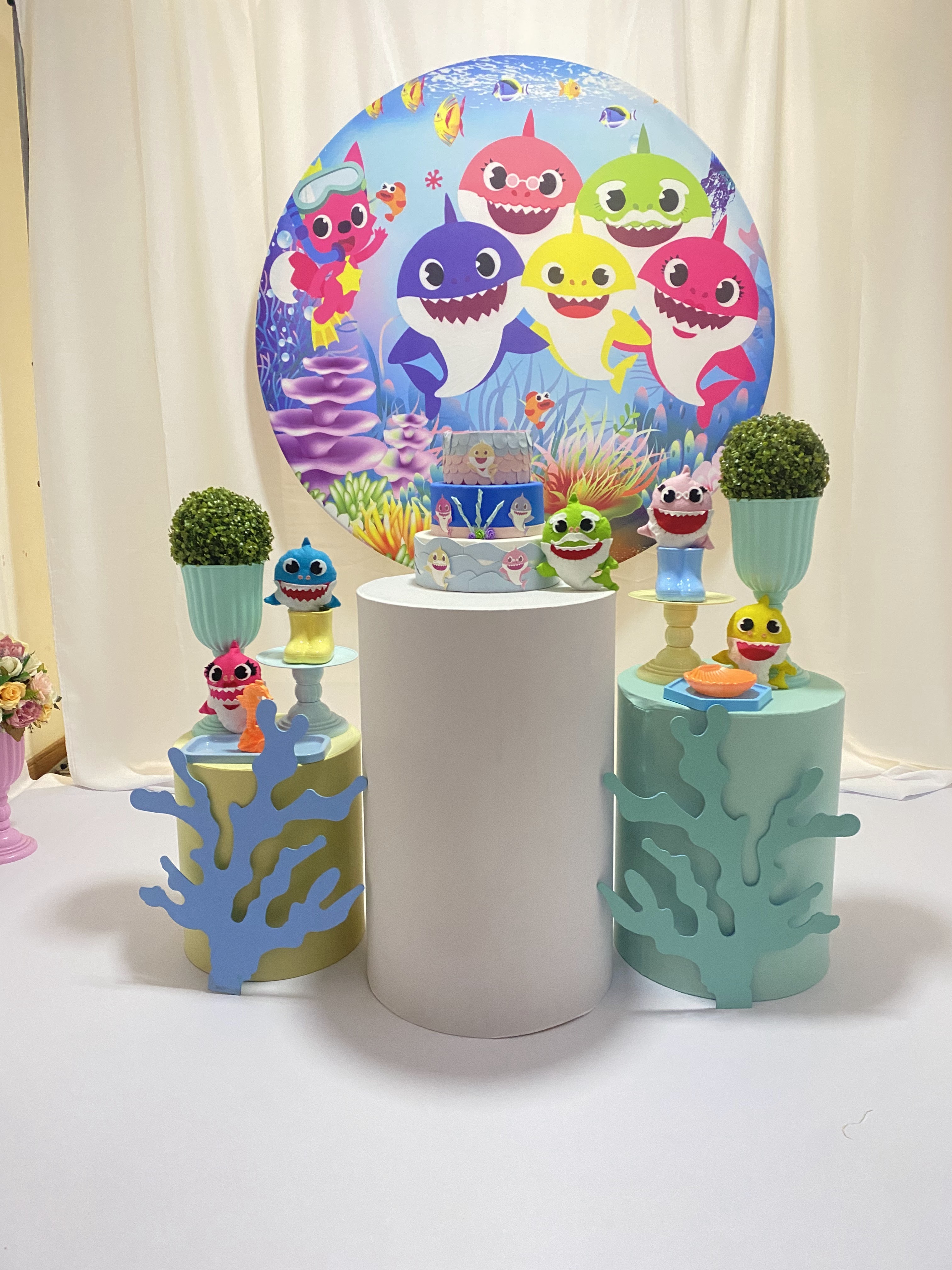 Kit Decoração Baby Shark Festas