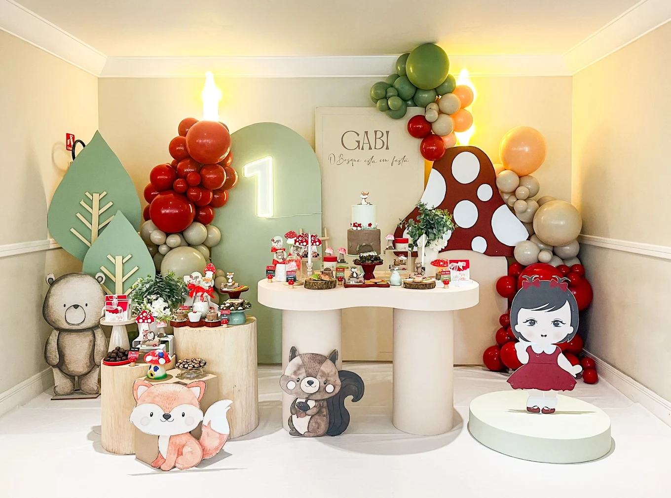 Decoração Tema Bosque - Locação