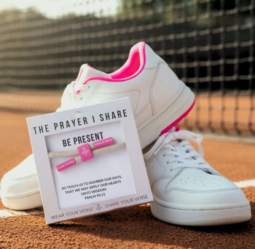The Prayer Share Be Present Christian Cord Bracelet Psalm 90:12