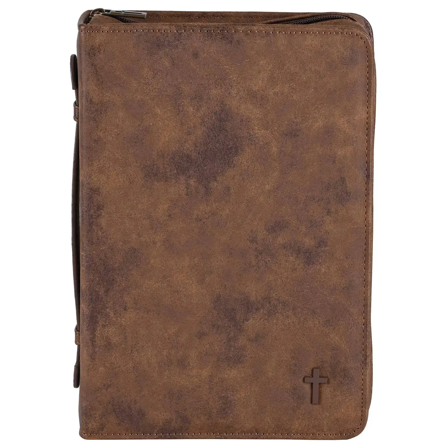 Brown Hard Shell Bible Cover X-Large