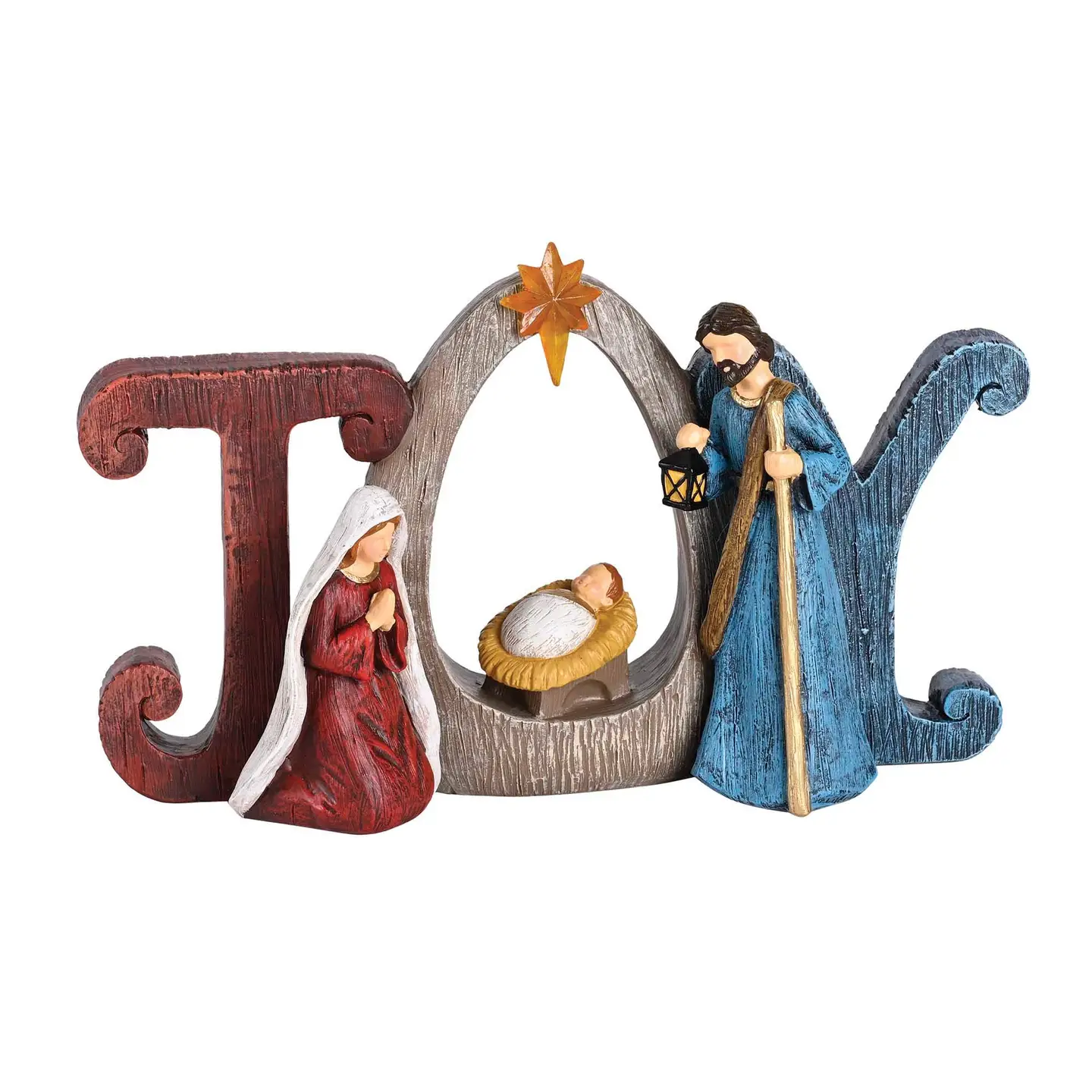 Joy Holy Family Nativity One Piece 4.75H