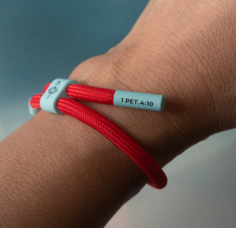 The Prayer Share Use Your Gift Christian Cord Bracelet 1 Peter 4:10