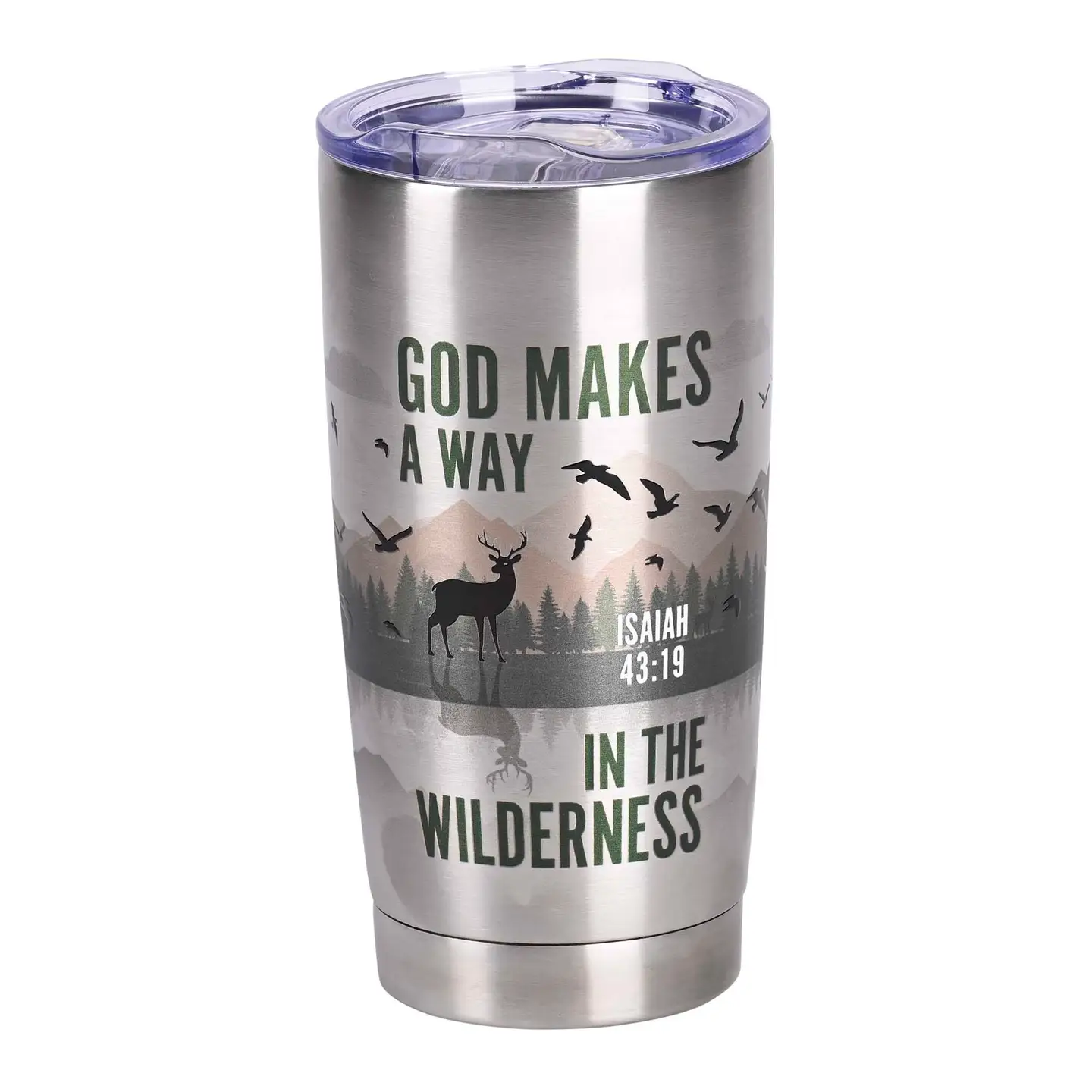 Stainless Steel Inspirational Tumbler 20 oz