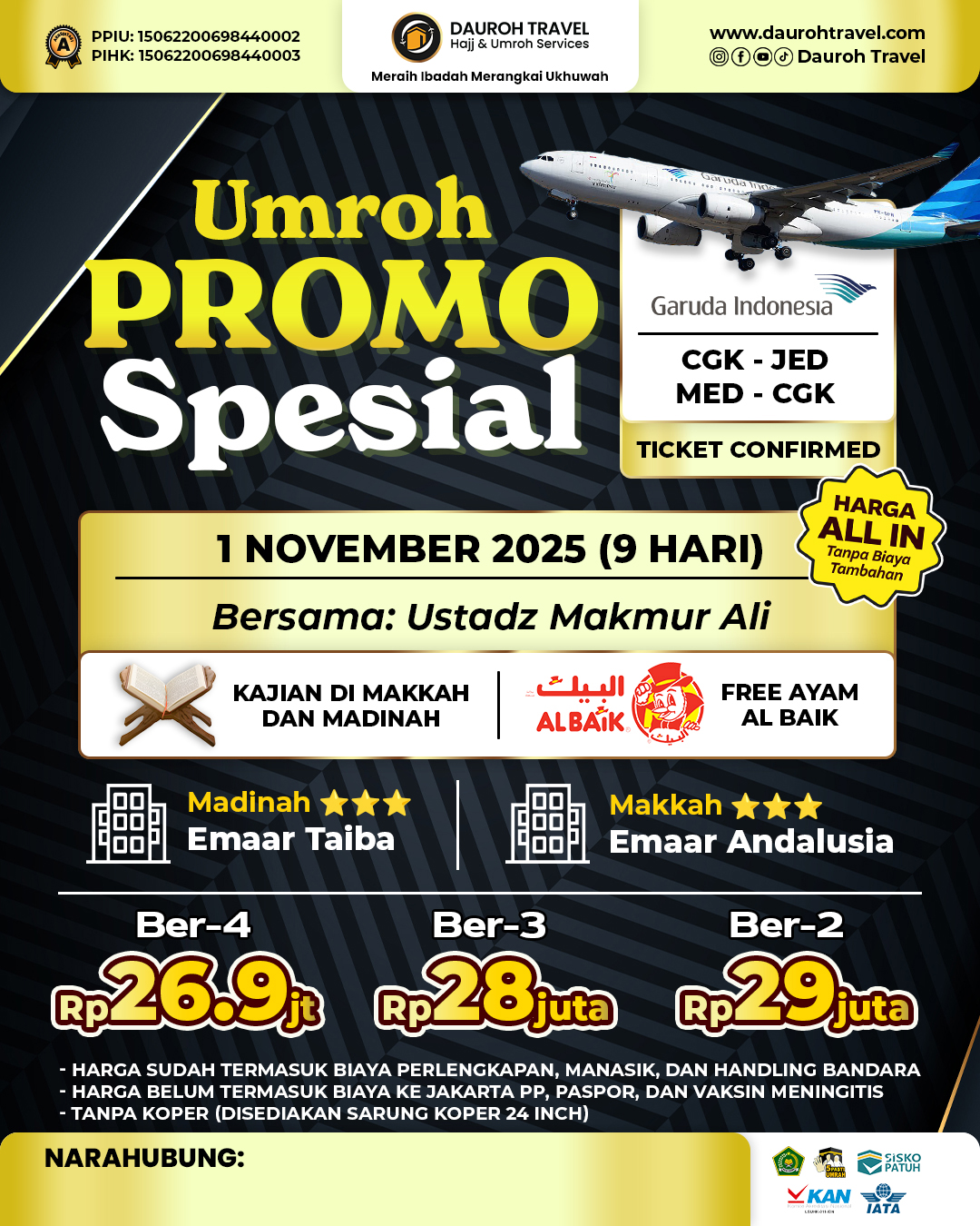 UMROH PROMO SPESIAL (9 HARI)