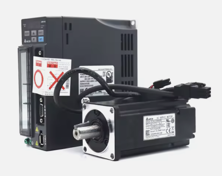 Kit Servo Motor e Drive Delta ECMA-C20807RS 750W AC