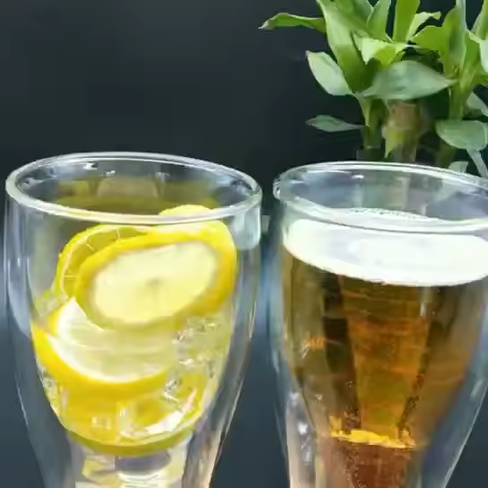 Factory Custom ized Glass ware Wholesale Promotion Drinking Cup Custom Clear Color Changing Glass Cup Magic Mug
