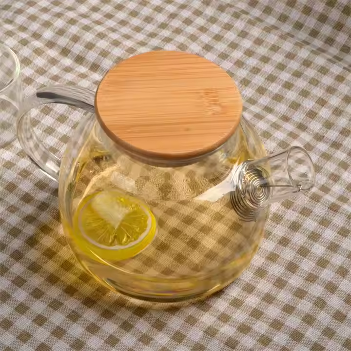 Factory Supply Jar For Home Use 1600ml Colorful Borosilicate Glass Water Jar