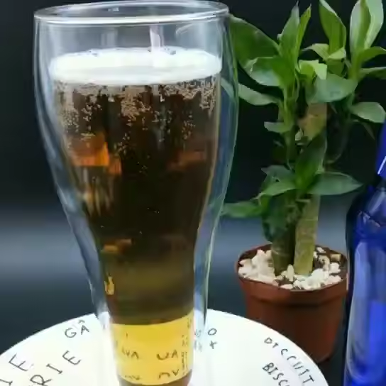 Factory Custom ized Glass ware Wholesale Promotion Drinking Cup Custom Clear Color Changing Glass Cup Magic Mug