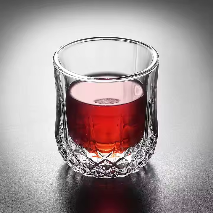 Hot selling lead-free whisky glass from old fashioned crystal glass