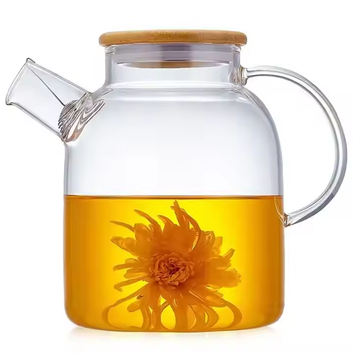 Factory Supply Jar For Home Use 1600ml Colorful Borosilicate Glass Water Jar