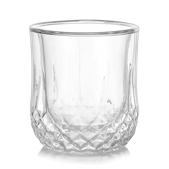 Hot selling lead-free whisky glass from old fashioned crystal glass